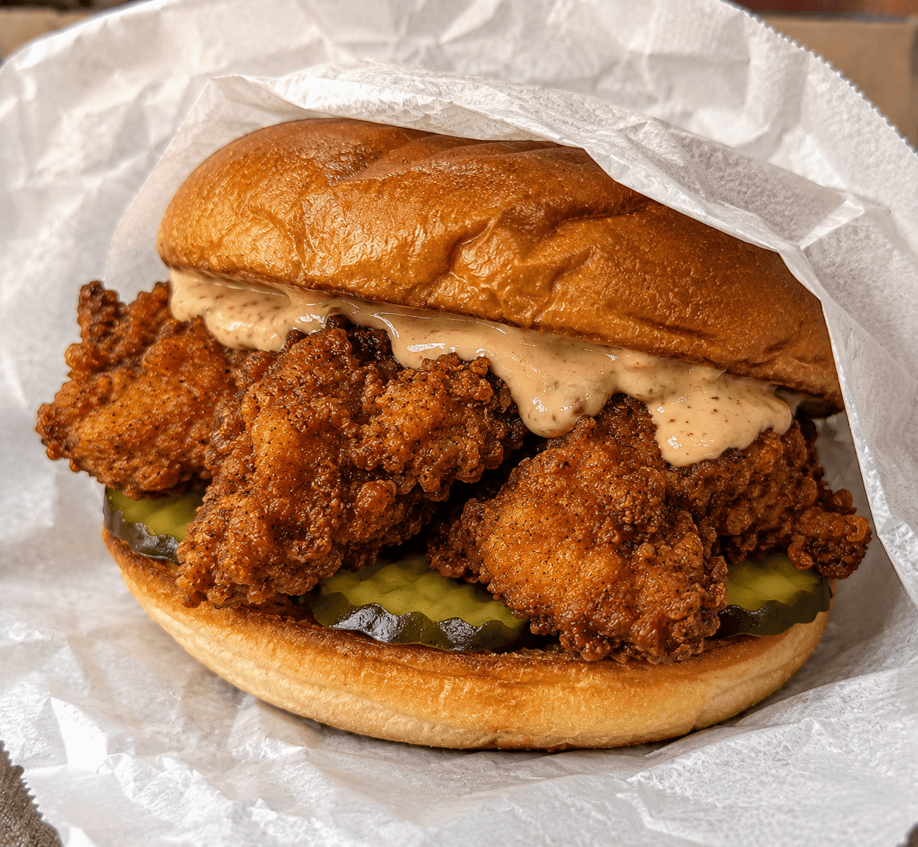 Fried Chicken Strip Sandwich
